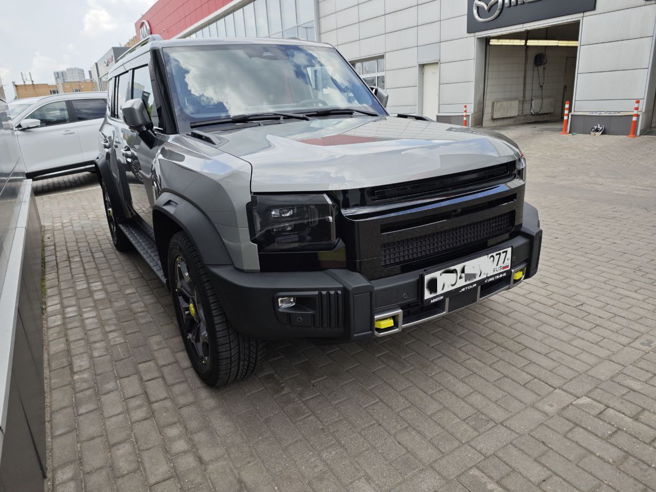 tg: Навела марафет) Решётка+ дефлекторы.